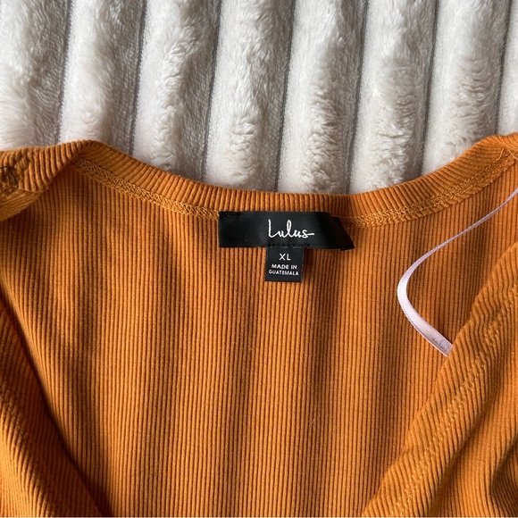 Lulu's orange cut out maxi dress - Picture 3 of 3